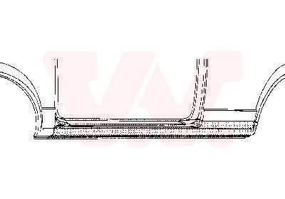 VAN WEZEL Накладка порога 5811.02